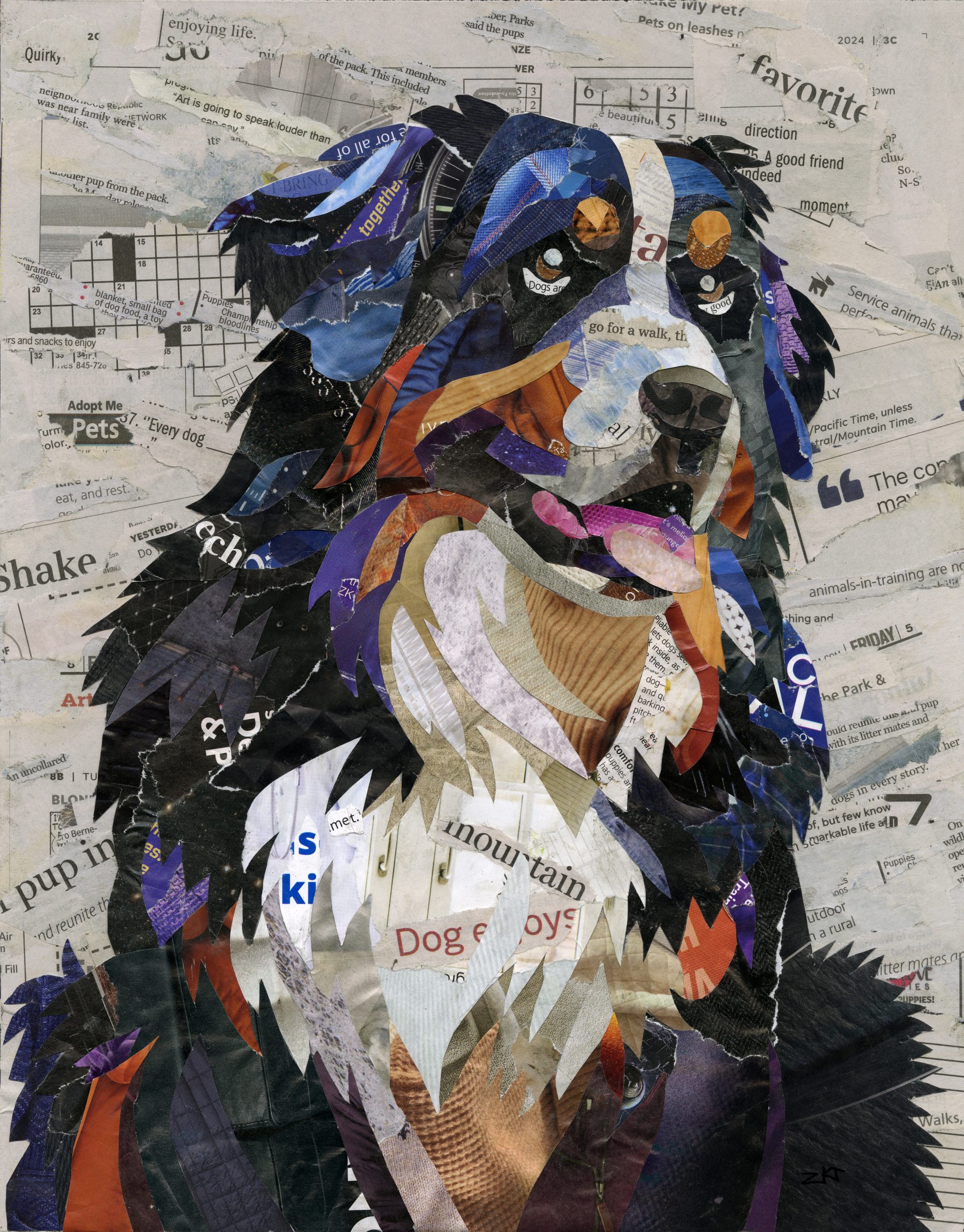 Bernese Mountain Dog by ZKTruth